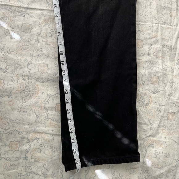 Classic Black Straight Leg Denim Jeans - Picture 7 of 15